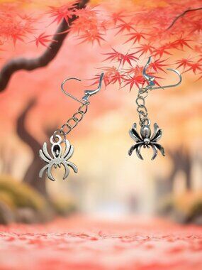 Scary Cute Spider Earrings